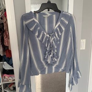 american eagle long sleeve blouse